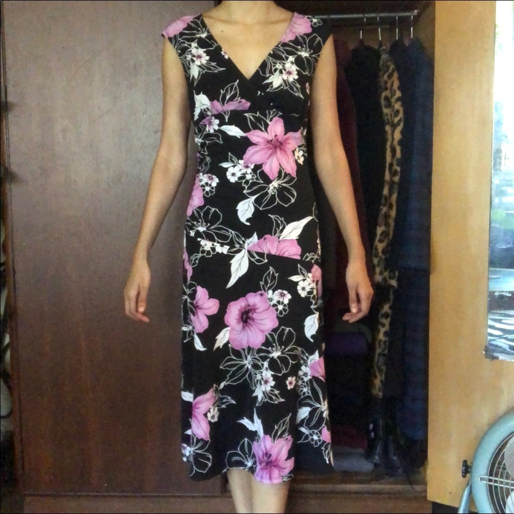Vintage 90s Y2K Byer Too floral dress size XS